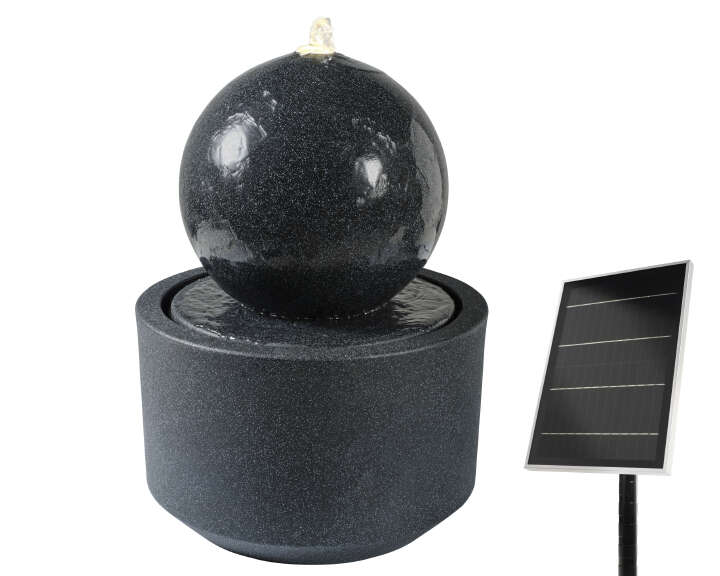 LUMINEO Solar-Springbrunnen Kugel